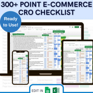 300+ Ultimate CRO Checklist Builder: The Game-Changer for Performance Marketers & Agencies!